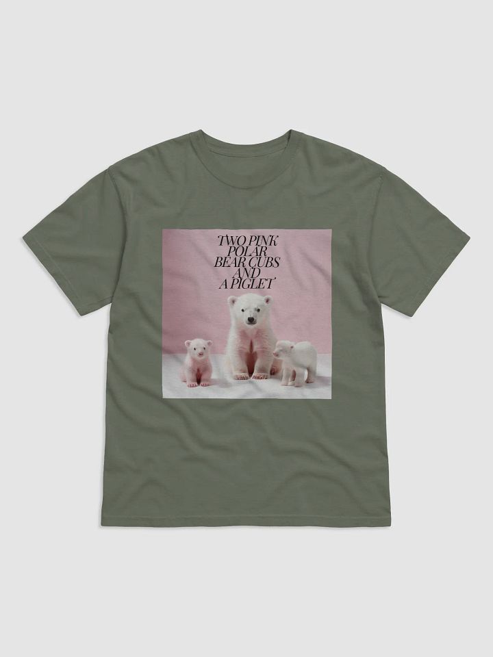 Two Pink Polar Bear Cubs and a Piglet product image (1)