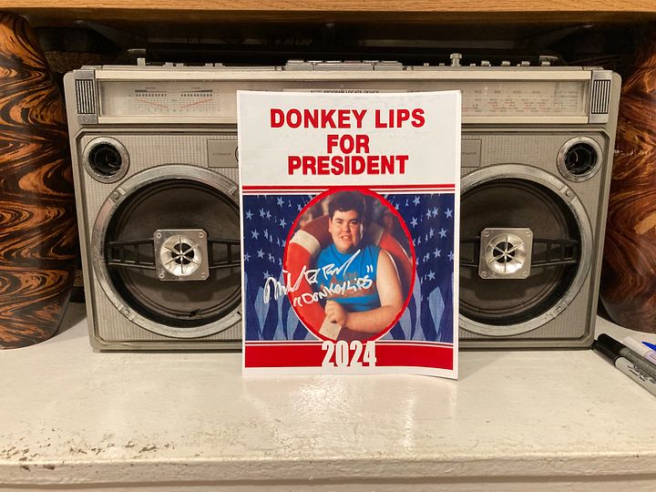 Donkeylips For President 2024 Autographed Photo product image (1)