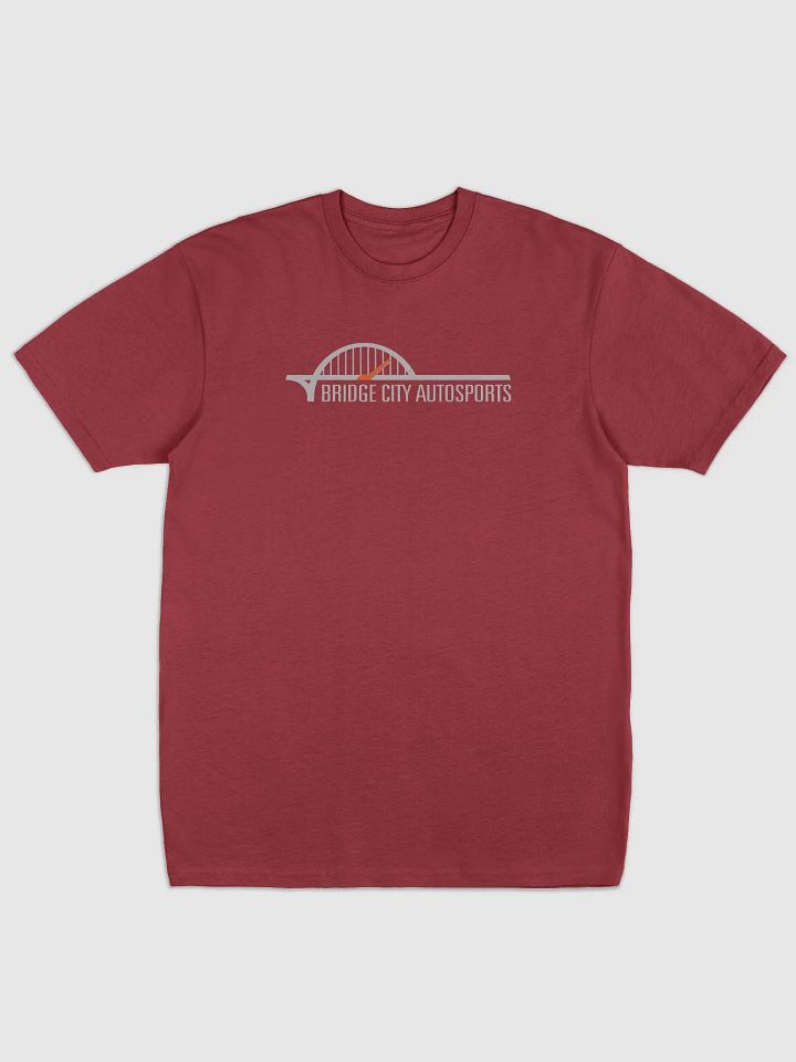 BCA Silver/Orange Logo Premium Heavyweight Tee Heritage Cotton product image (1)