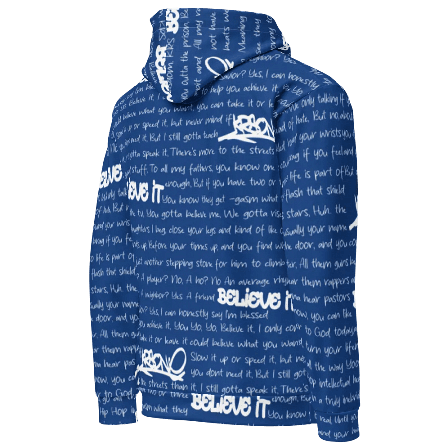 Believe It - KRS-One - BLUE - Unisex Hoodie product image (4)