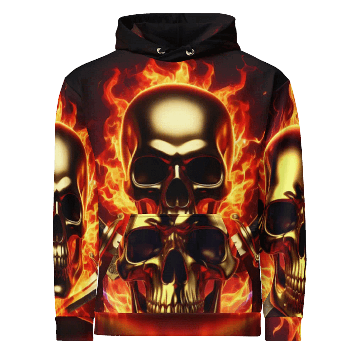 Inferno Guardian - Unisex Skull Hoodie #41 product image (1)