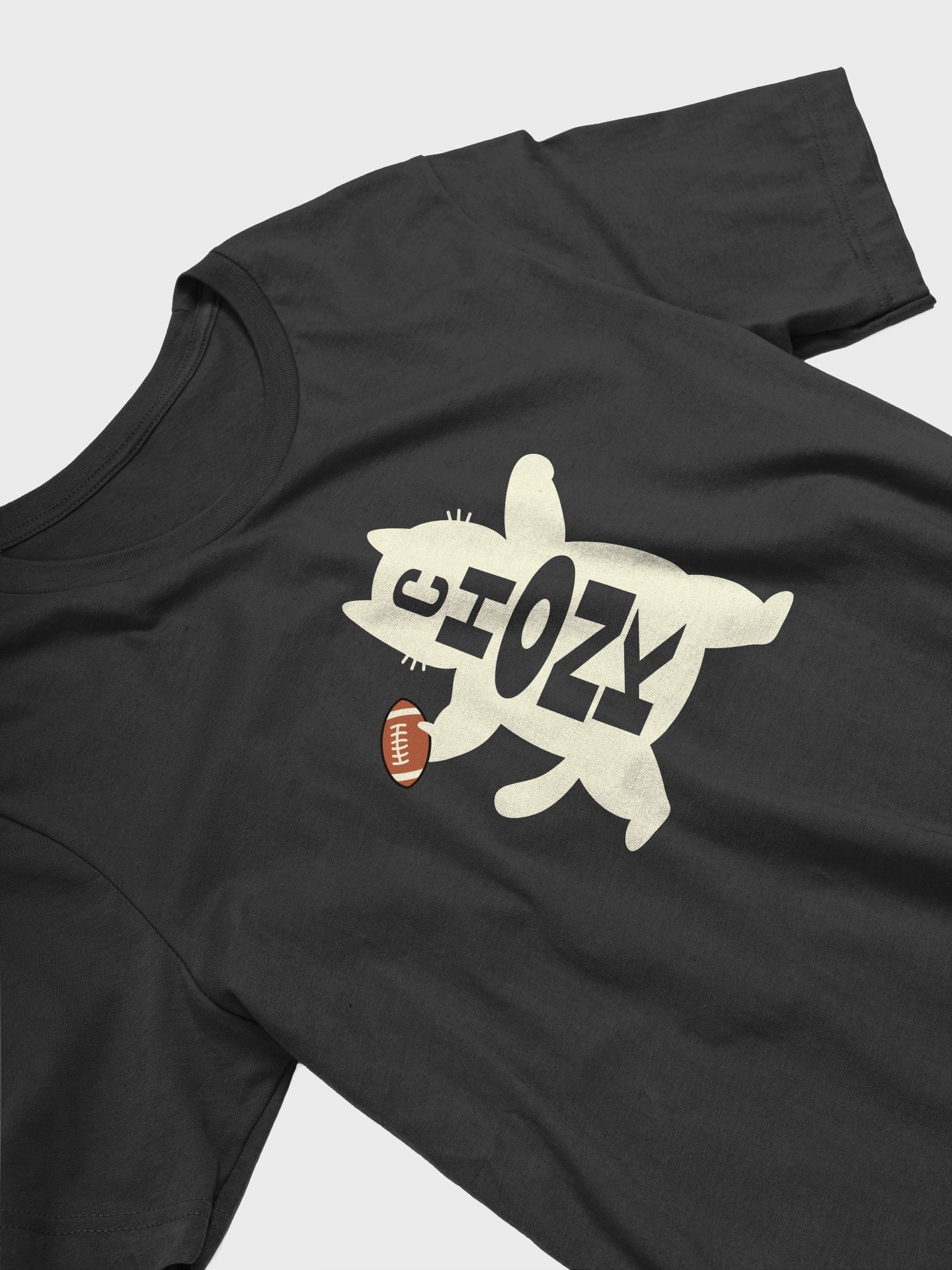 American Football Chonk Cat 2 - Unisex Adult Super Soft Lightweight T-shirt product image (2)