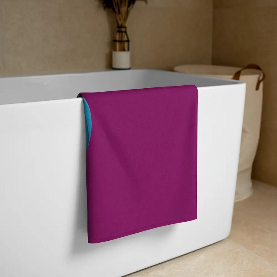 Two people One Love Rainbow Towel product image (3)