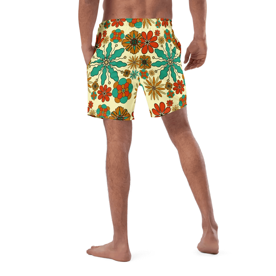 Retro Floral Swim Shorts product image (2)