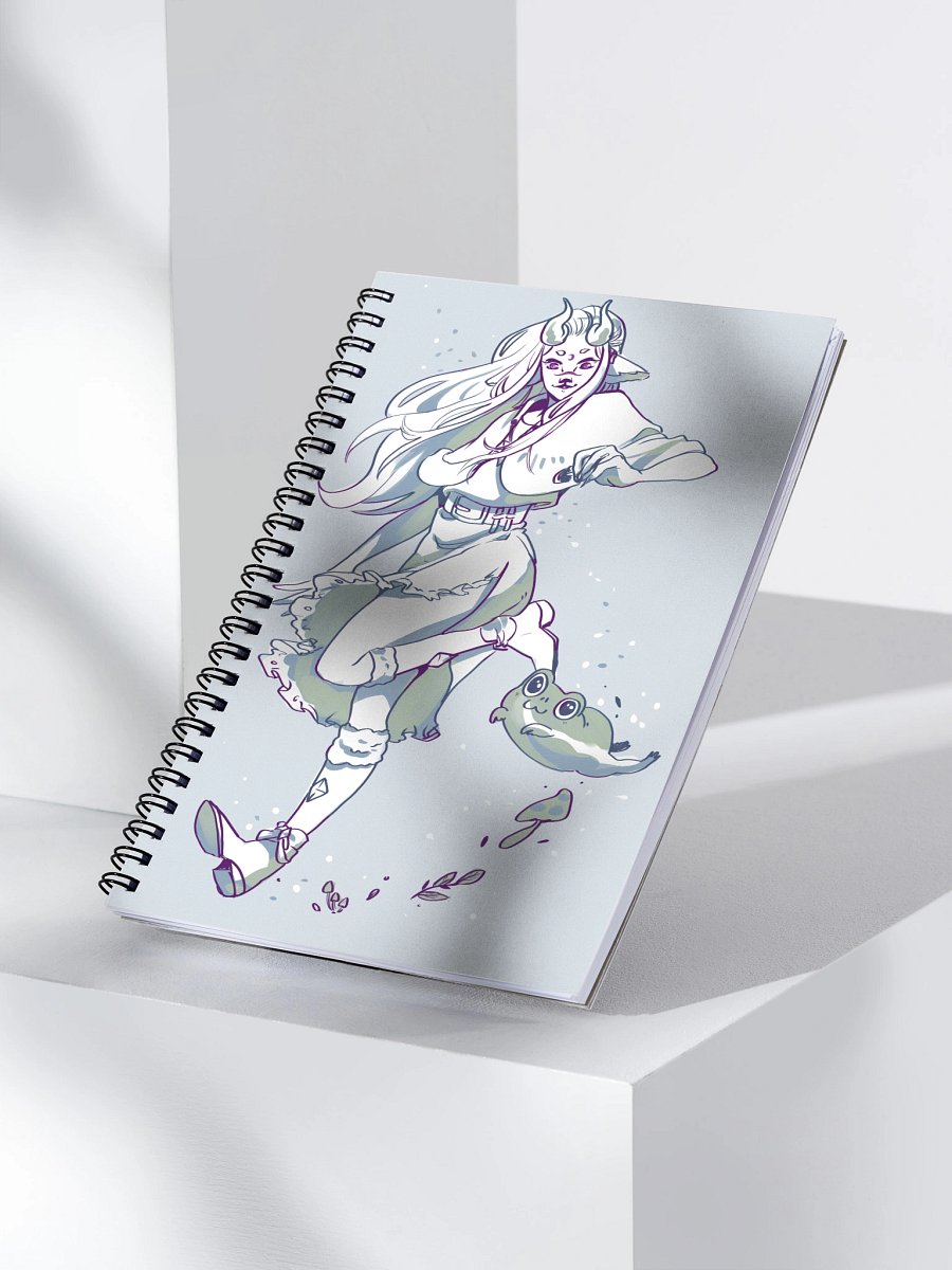 Juniper and Fred Spiral Notebook product image (3)
