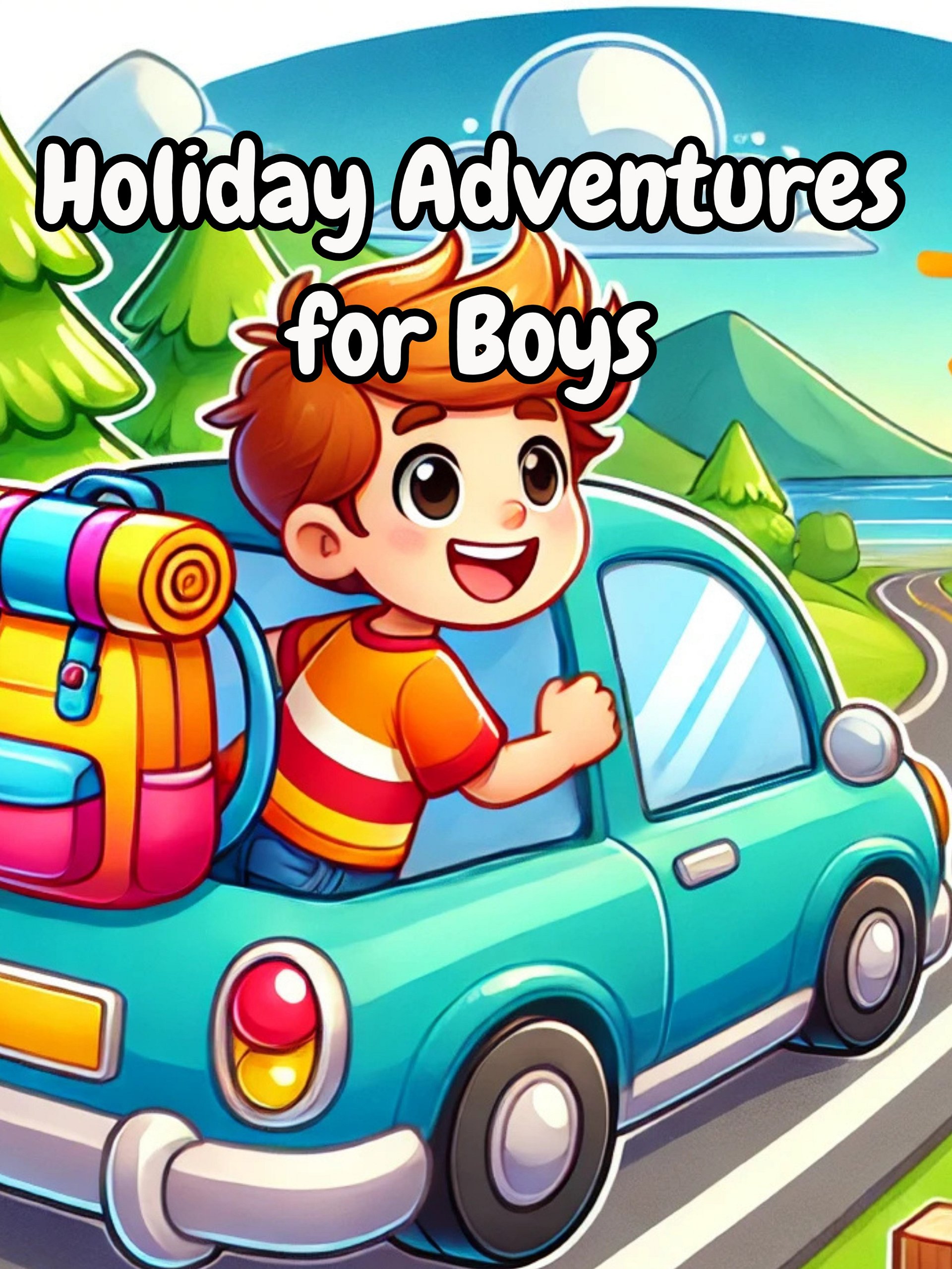 Holiday Adventures for Boys-A Collection of Coloring Stories product image (1)