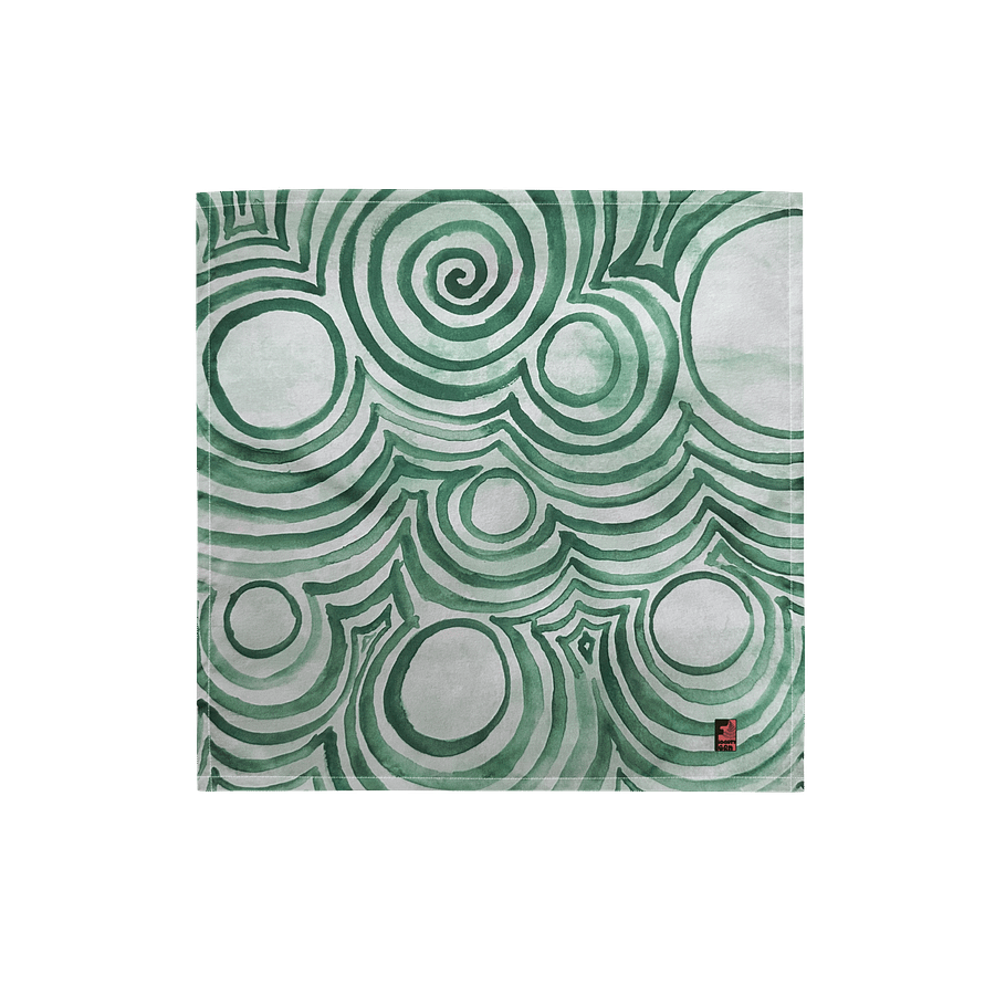 "Green Swirl" Bandana product image (1)