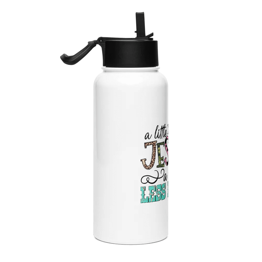 A Little More Like Jesus - Stainless Steel Sports Water Bottle product image (4)