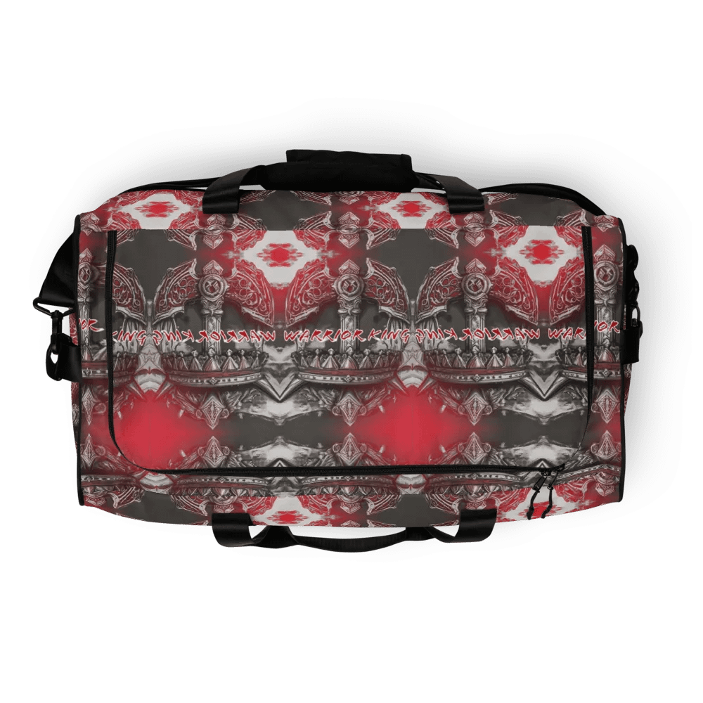 Warrior King All-Over Print Duffle Bag product image (6)
