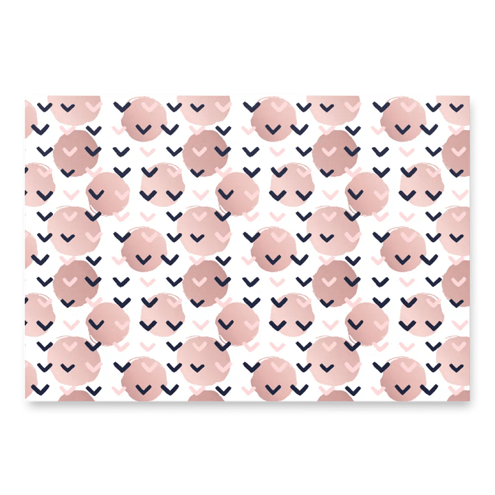 Geometric Rose Gold and Black | Wrapping Paper Set product image (2)