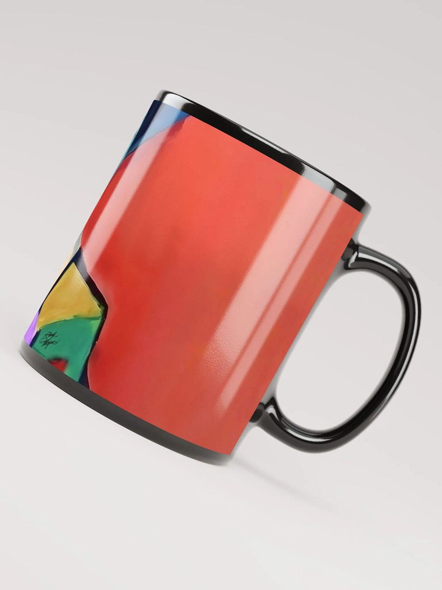 Donna with Hat Black Glossy Mug product image (3)