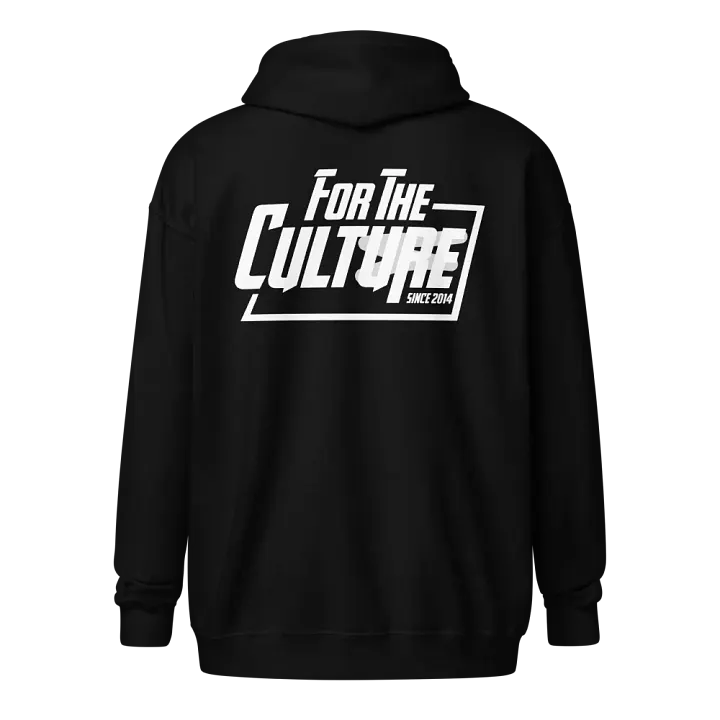 For the Culture White Zip Up product image (1)