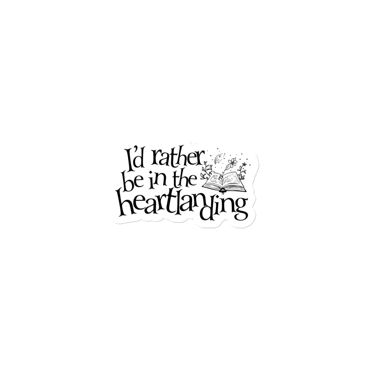 Elven Heartbound Magnet ~ "I'd rather be in the heartlanding" product image (1)