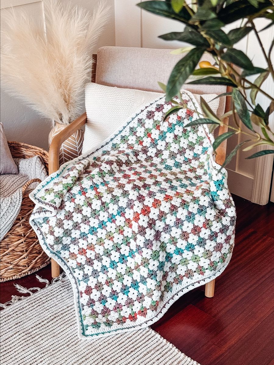 Colorful Hues Crochet Blanket Pattern product image (7)