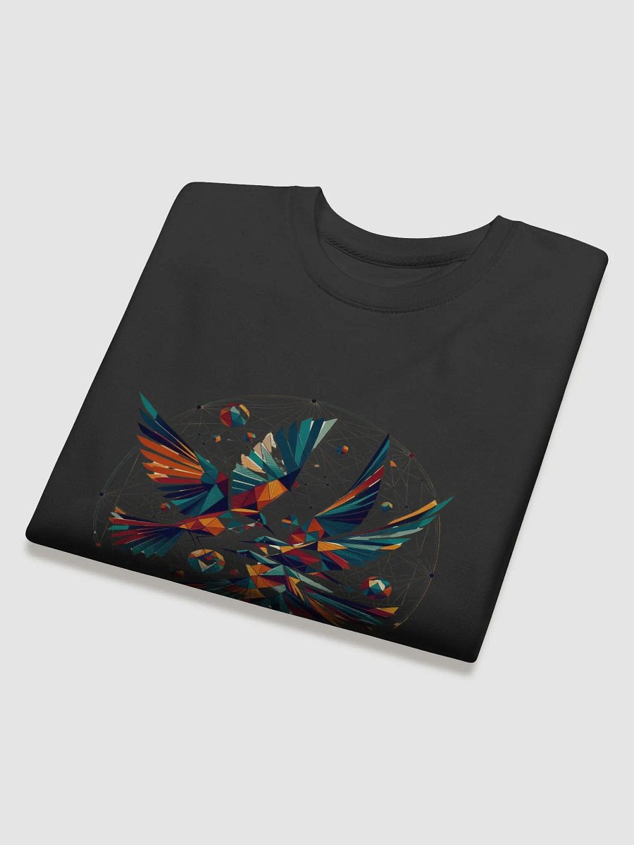 Geometric Avian Harmony Sweatshirt - Geometric Art product image (3)