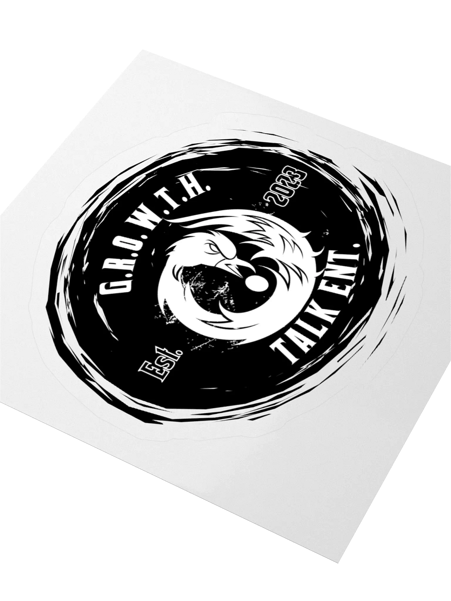 G.R.O.W.T.H. Talk Sankofa Sticker (black) product image (3)