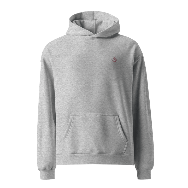 VACIO {NULL} Logo Relaxed Fit Hoodie (RED) product image (2)