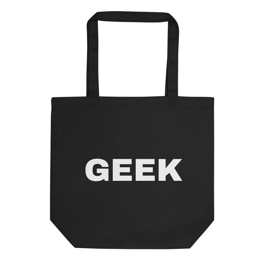Geek tote bag (bold) product image (1)