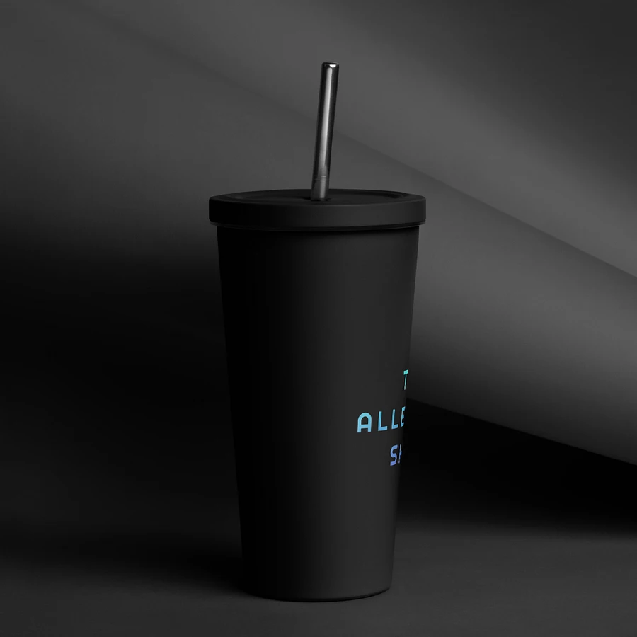 The Allegedly Show Black Matte Water Bottle product image (21)