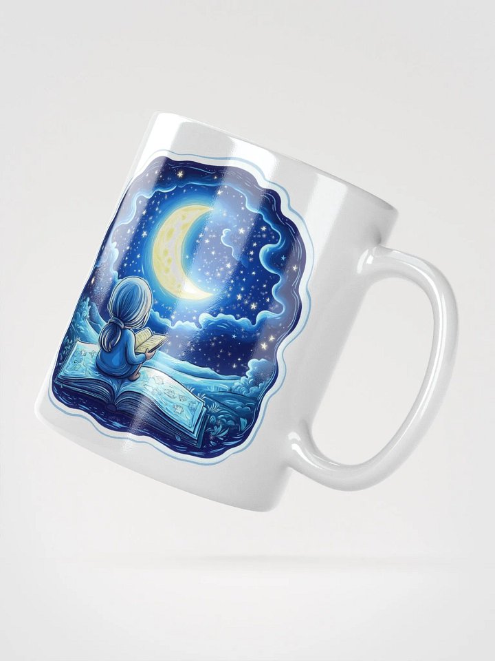 Moonlit Storytime White Mug product image (4)