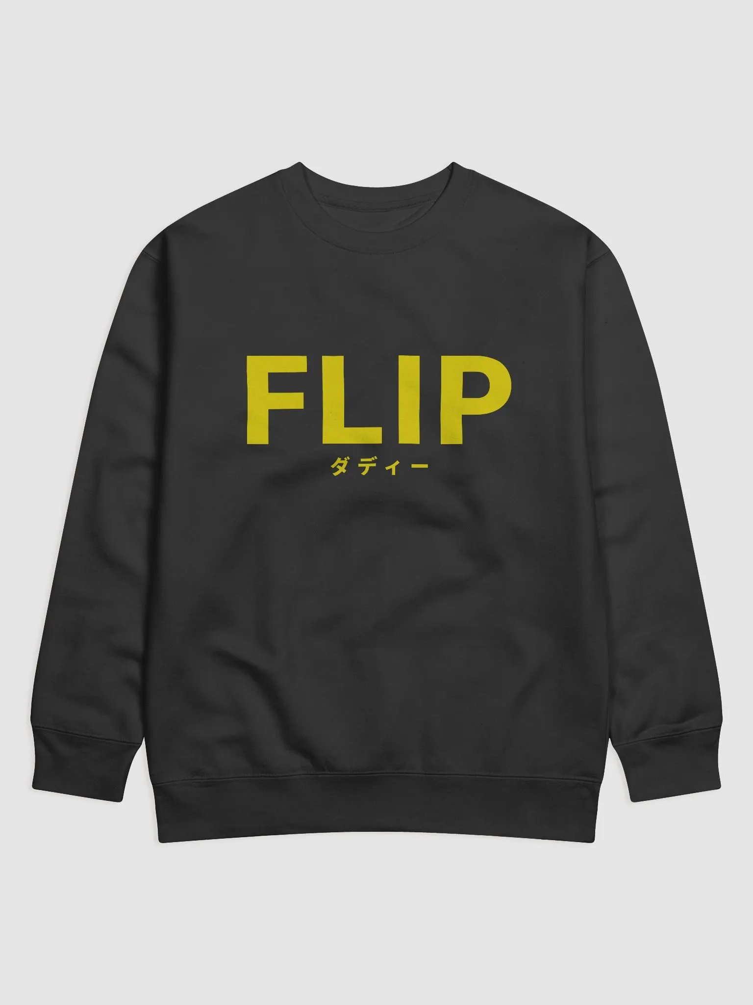 Flip Sweatshirt [Yellow Text] product image (6)