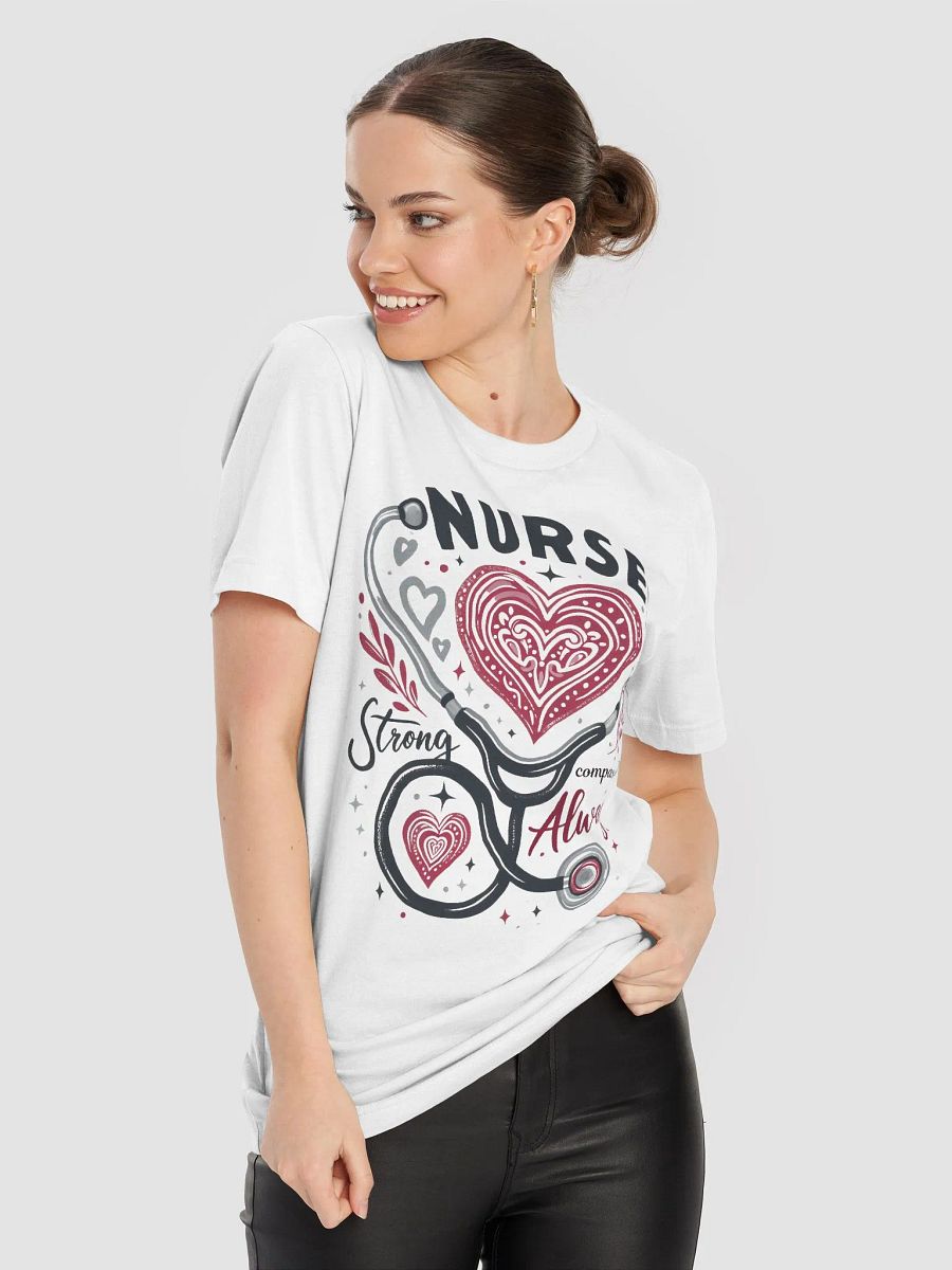 Nurse Love Stethoscope Heart T-Shirt product image (80)