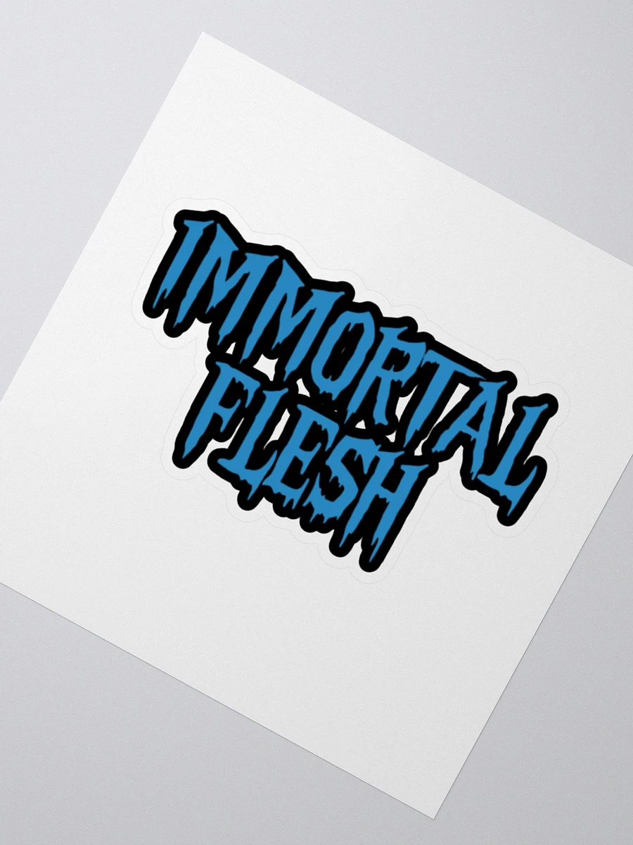 Flesh Logo Sticker (Aqua) product image (2)