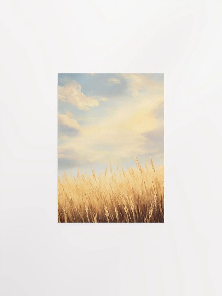 Endless Golden Fields - Rustic Farmhouse Wheatfield Art product image (6)