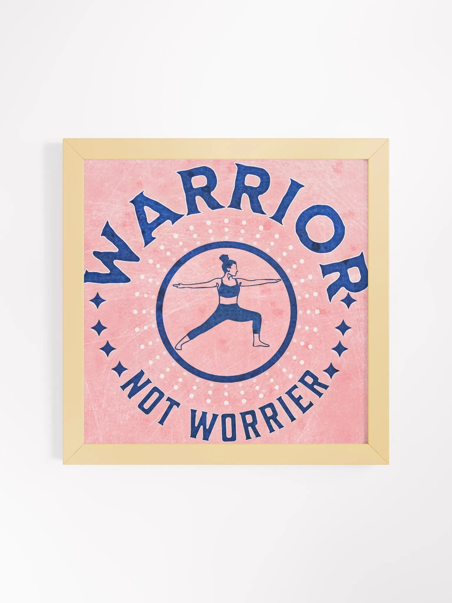 Warrior Not Worrier-pink product image (1)