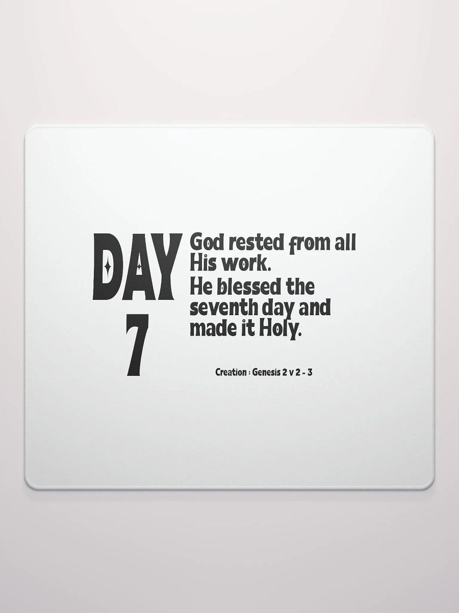 CREATION: DAY 7 Christian, Jesus, faith, God, Bible, Christianity, Jesus Christ, religion, Bible Verse, Love product image (3)