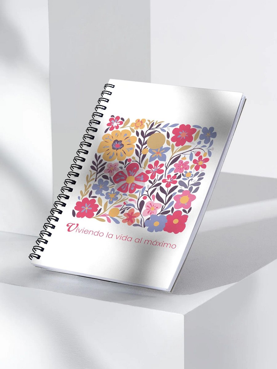 Floral Harmony Spiral Notebook product image (3)