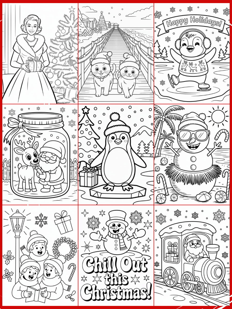 30+ Christmas Coloring Sub-niche Prompts for Ideogram Ai product image (3)