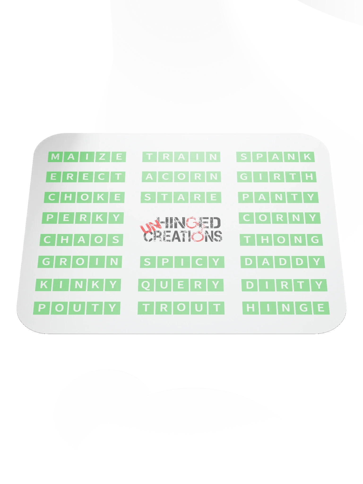Multi Word Mousepad - White product image (1)