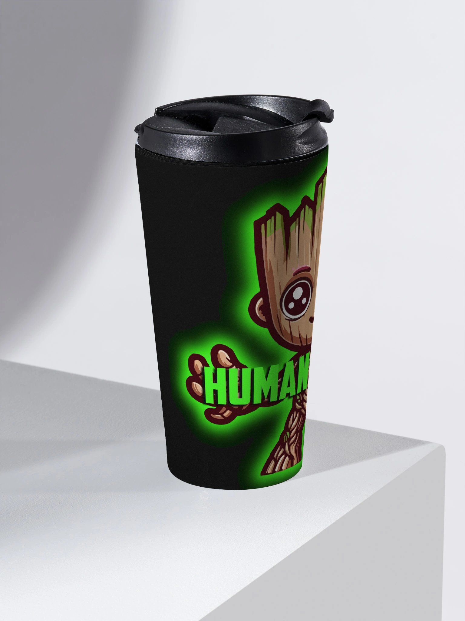 Stainless Steel Travel Mug Green Glow product image (2)