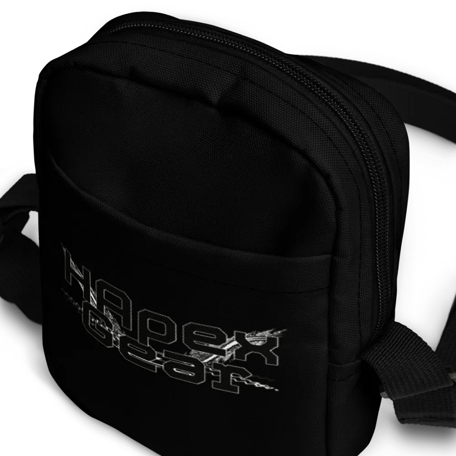 Utility Crossbody Bag - Black - Black HApex Gear White Logo product image (10)