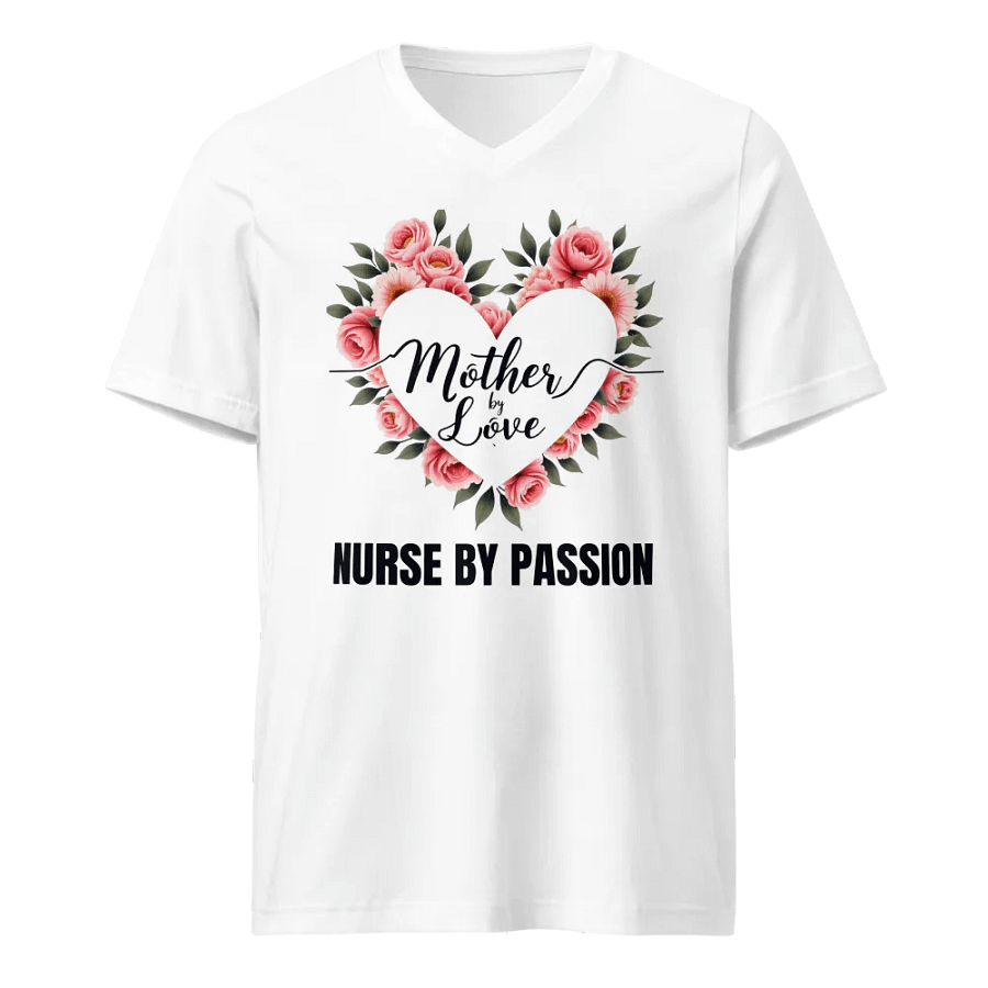 Mother by Love Nurse by Passion V-Neck Tee product image (1)