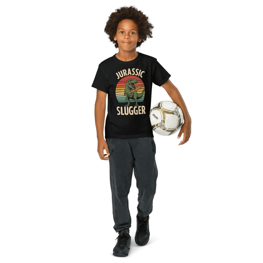 Jurassic Slugger Dino Youth Sports Tee product image (48)