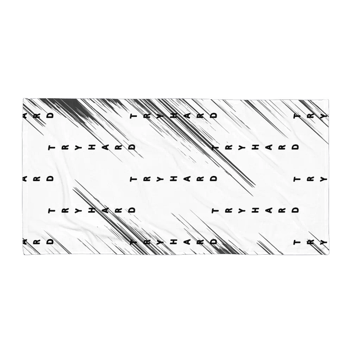 TRY HARD Towel product image (1)