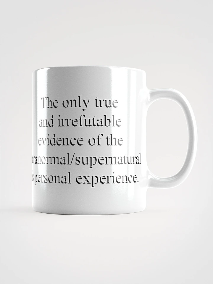 Evidence coffee mug in white product image (1)