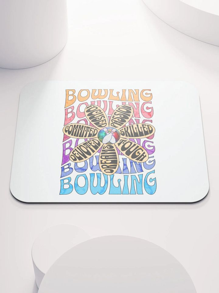 Flower Bowling Dreams Mouse Pad product image (1)