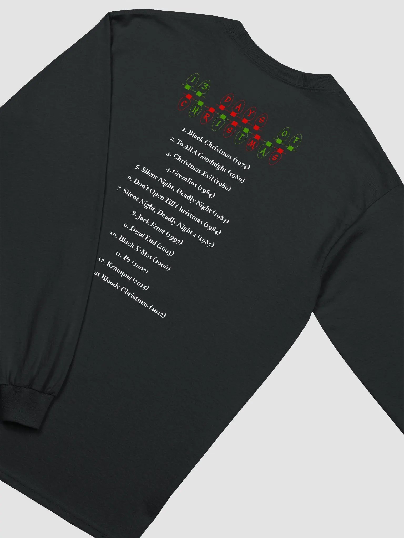 The Horror Show's 13 Days of Christmas Long Sleeve product image (4)