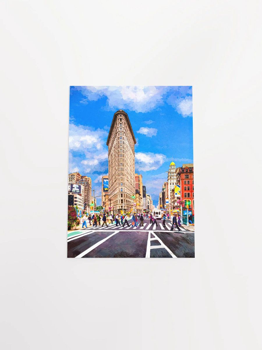 New York City’s Iconic Flatiron Building – Manhattan Matte Poster product image (4)