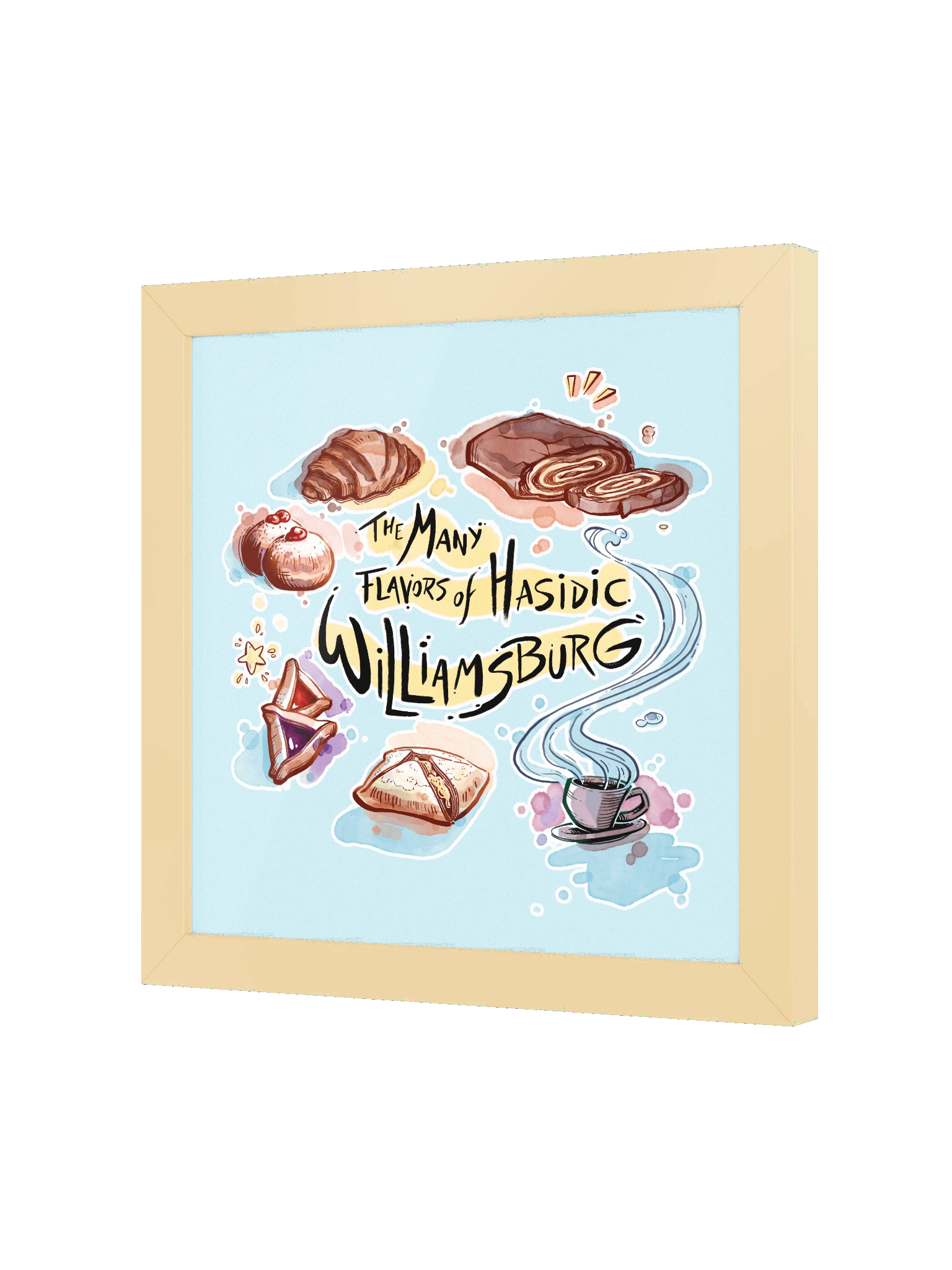 Many Hasidic Flavors Framed Poster product image (2)