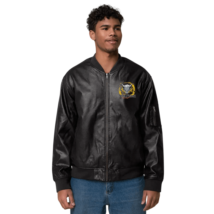 Faux Leather WOLFPACK Jacket product image (2)