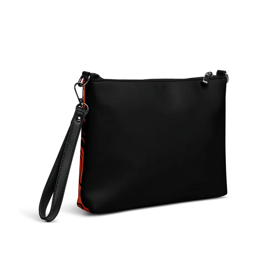 Orange Swirl Flip-Sided Faux Leather Crossbody Bag product image (12)