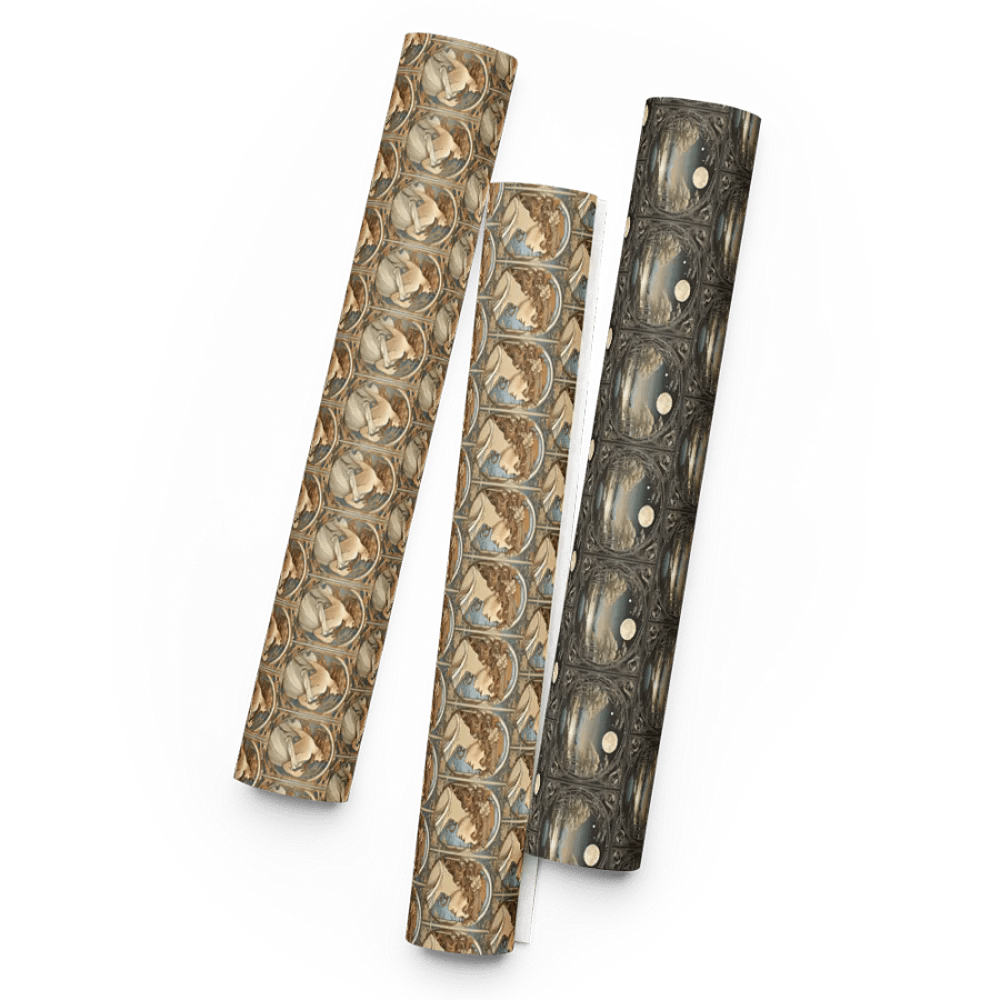 Art Nouveau Muse Wrapping Paper Set product image (5)