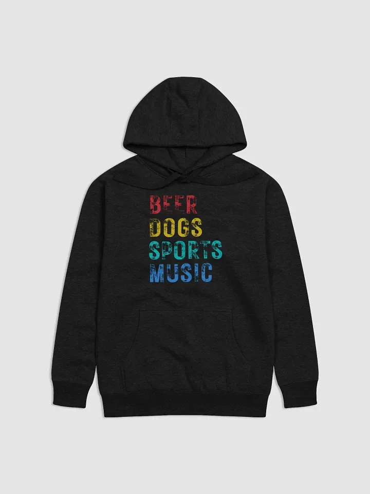Beer Dogs Sports Music Hoodie – Fun Outrageous Color Blast BDSM Gift product image (1)
