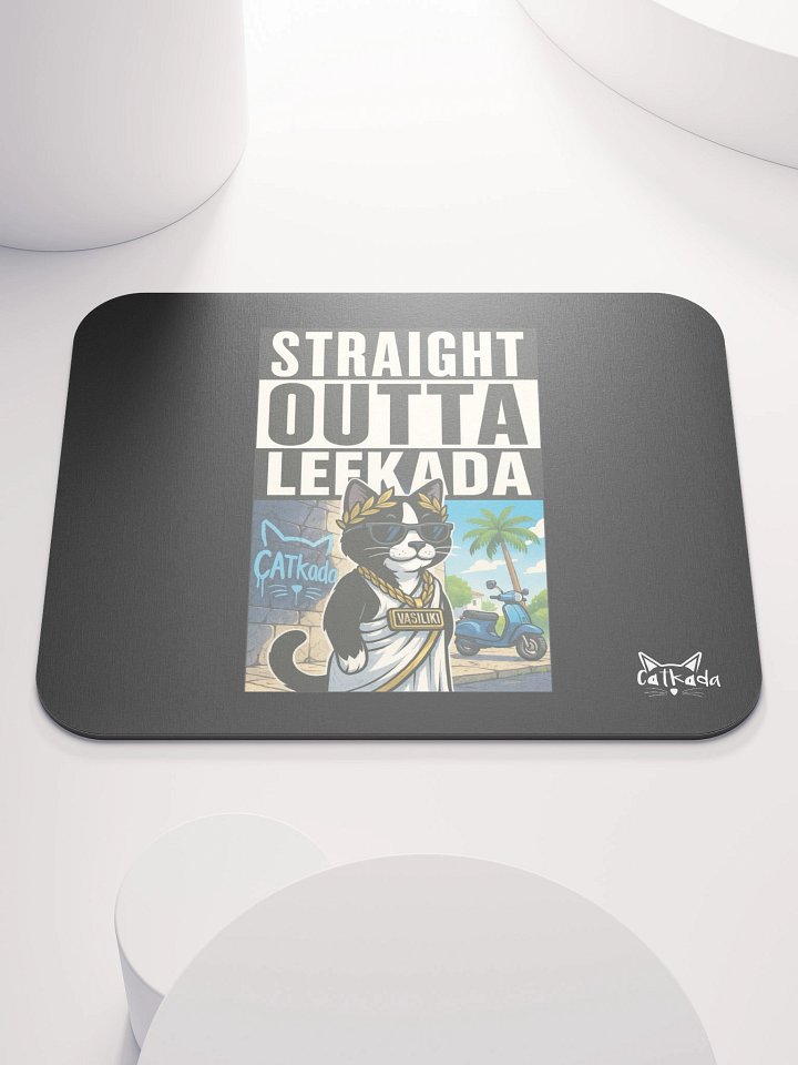 STRAIGHT OUTTA LEFKADA MOUSEPAD product image (1)