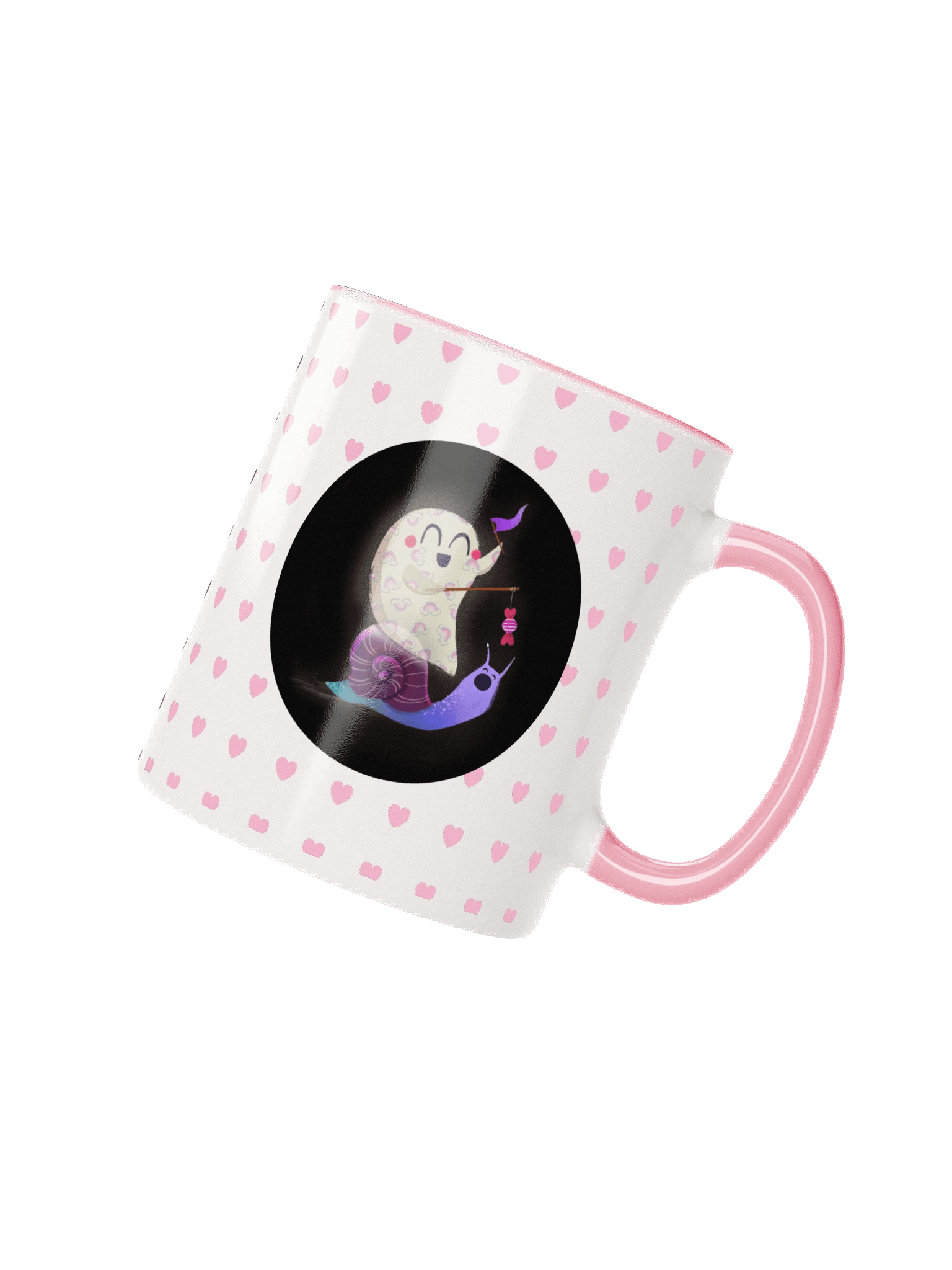 Little Ghost Snail Race - Ceramic Mug product image (7)