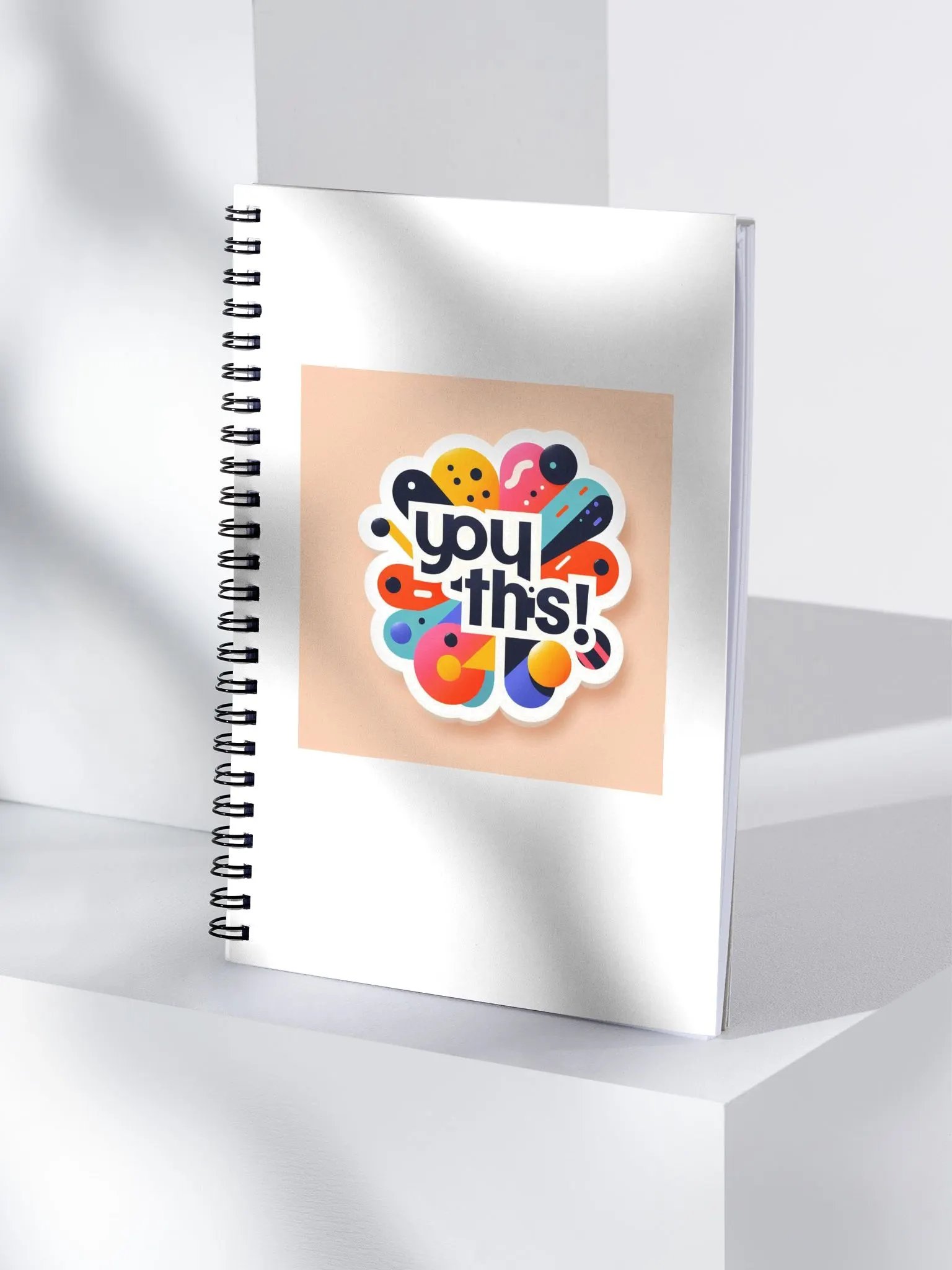 Playful Shapes Spiral Notebook product image (4)